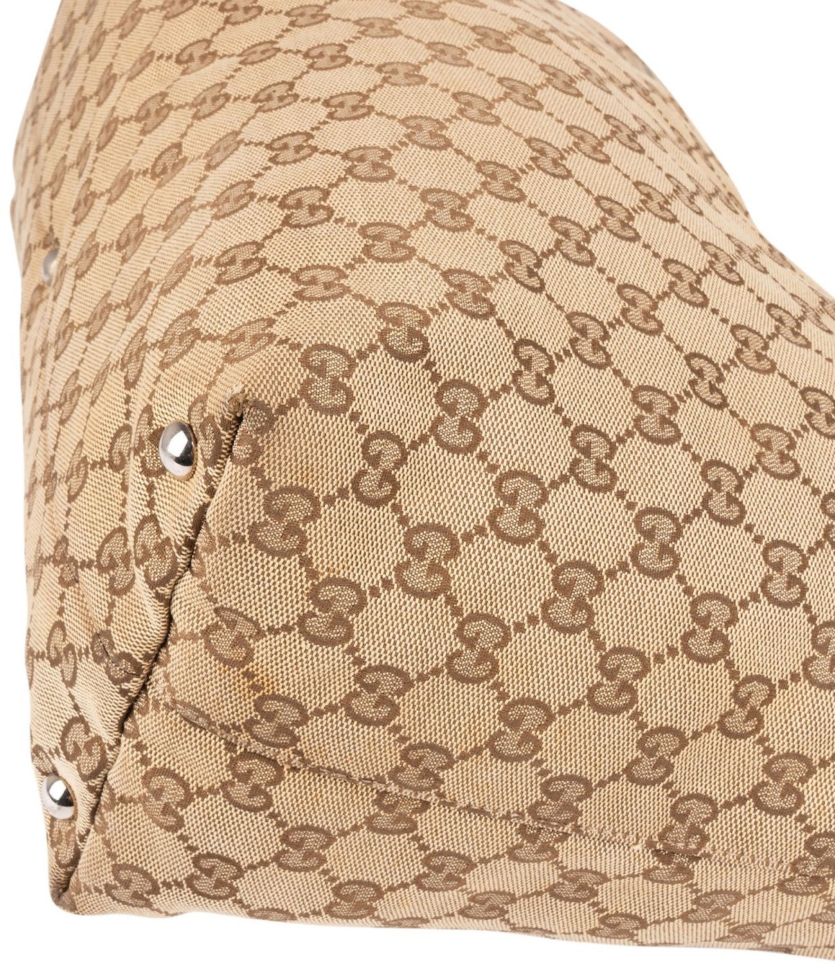 Gucci Monogram GG Canvas Horsebit Handbag