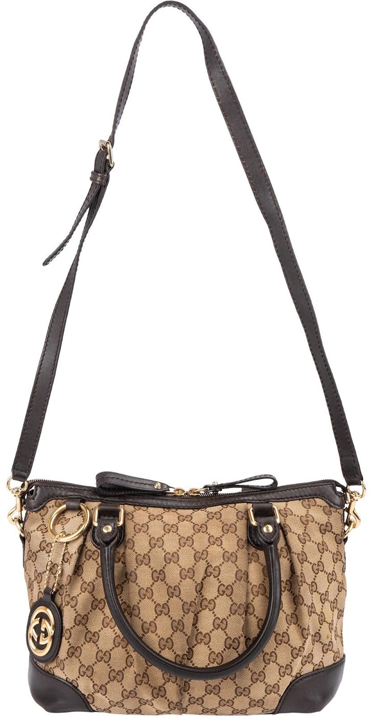 Gucci Monogram GG Canvas Sukey Handbag