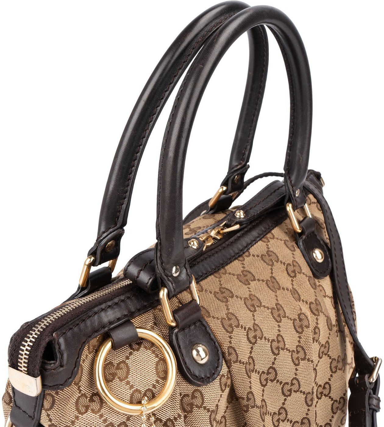 Gucci Monogram GG Canvas Sukey Handbag