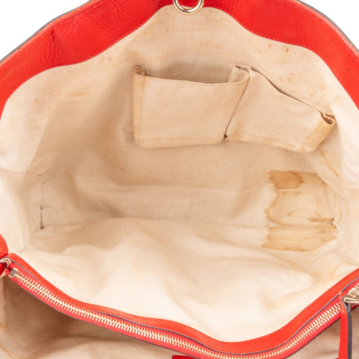 Gucci Monogram GG Canvas Bella Bamboo Handbag