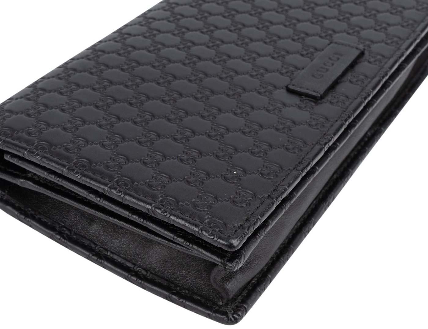 Gucci Microguccissima Leather Wallet On Strap Crossbody Bag