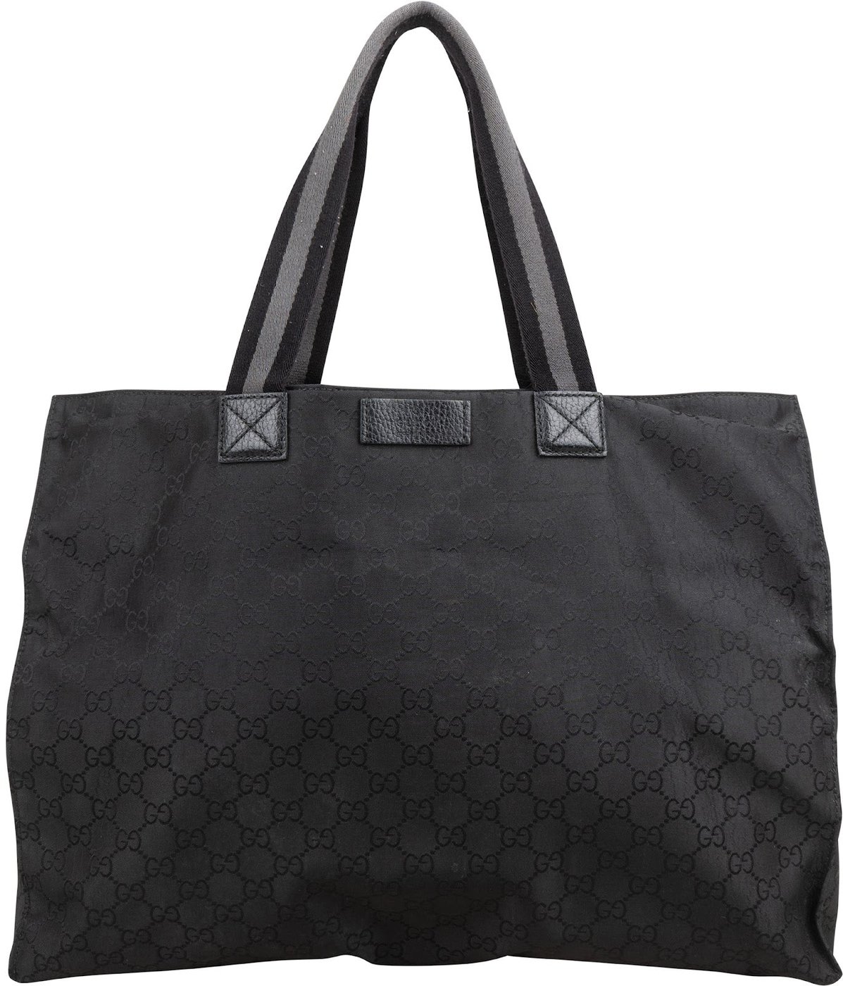 Gucci Monogram GG Nylon Web Large Tote Shoulder Bag
