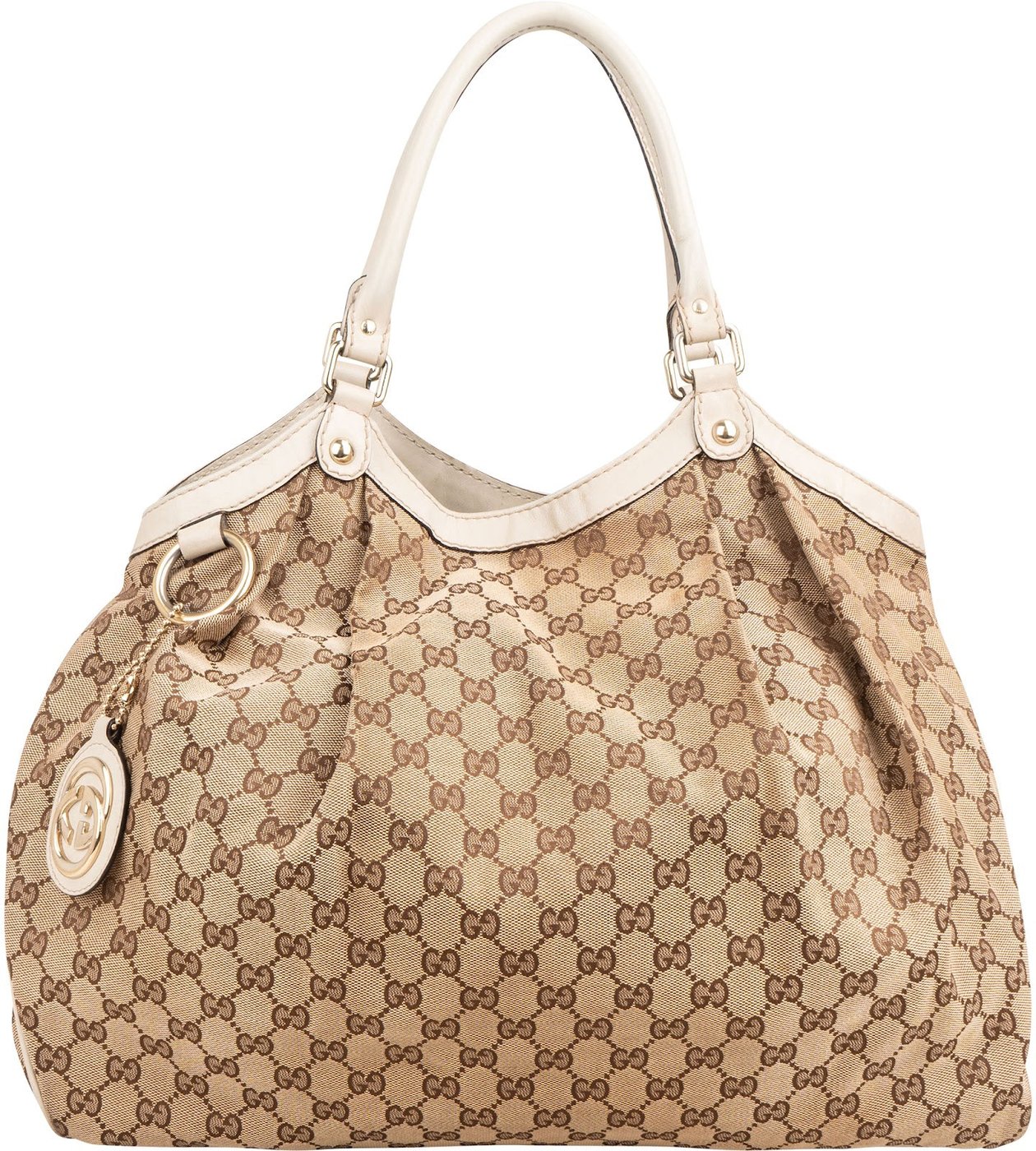 Gucci Monogram GG Canvas Sukey Large Hobo Handbag