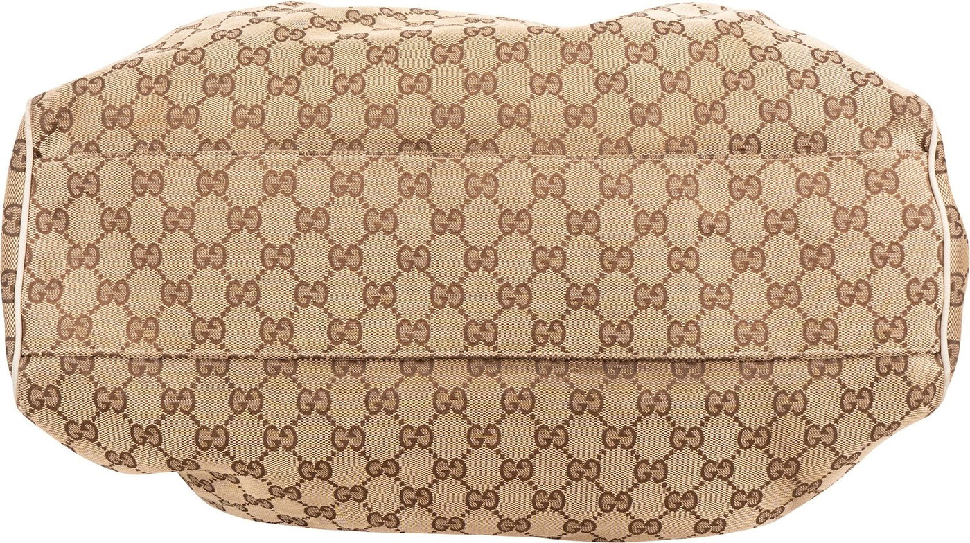 Gucci Monogram GG Canvas Sukey Large Hobo Handbag