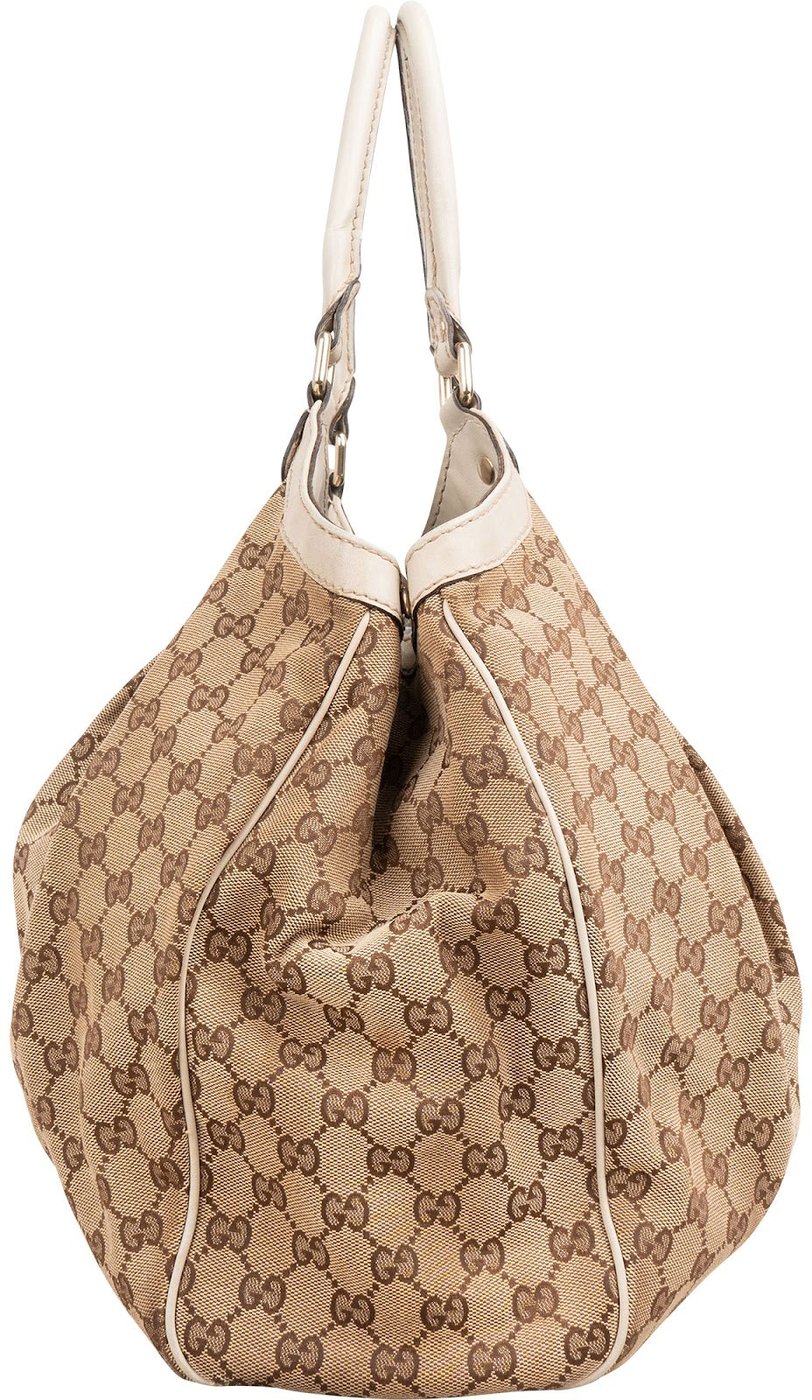 Gucci Monogram GG Canvas Sukey Large Hobo Handbag