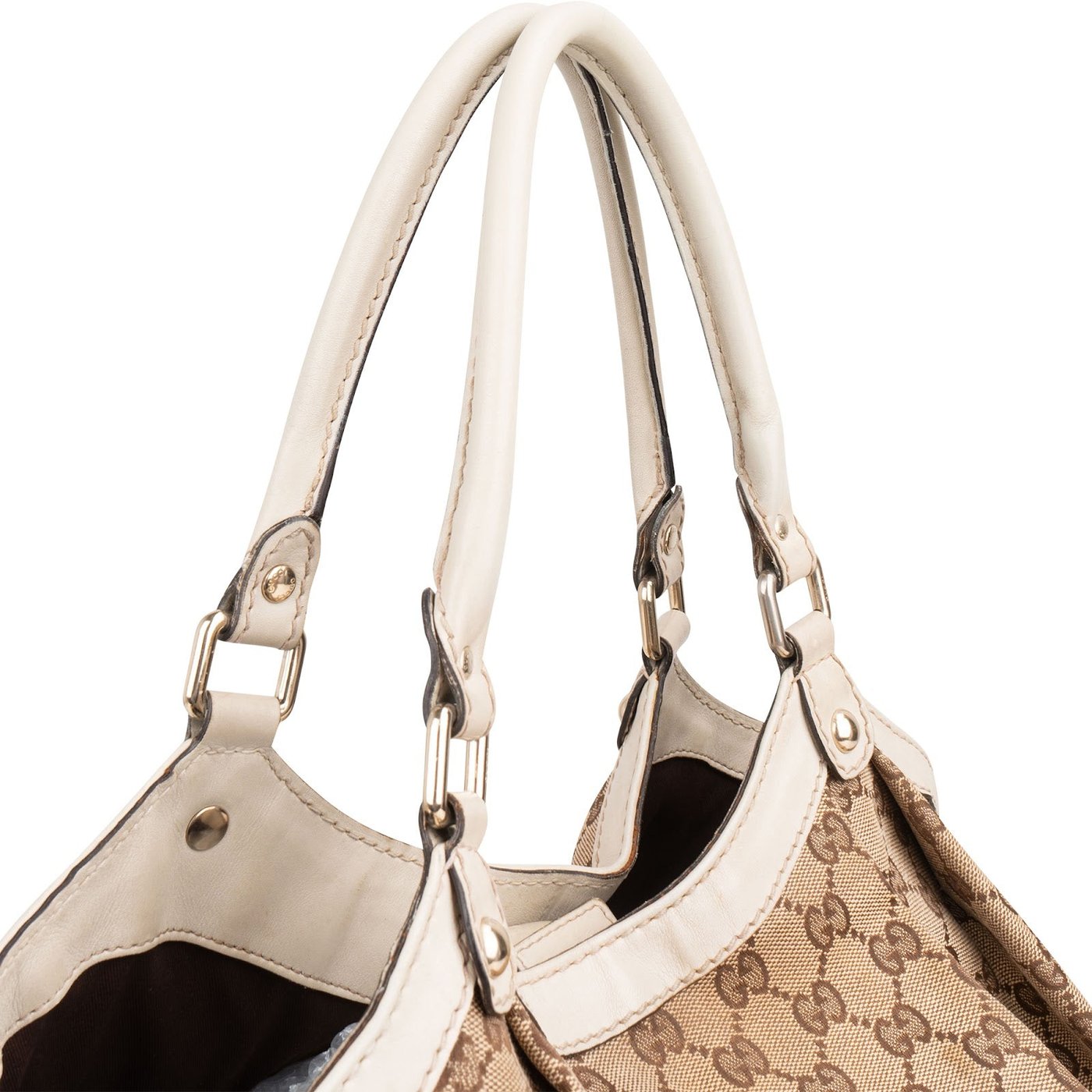 Gucci Monogram GG Canvas Sukey Large Hobo Handbag