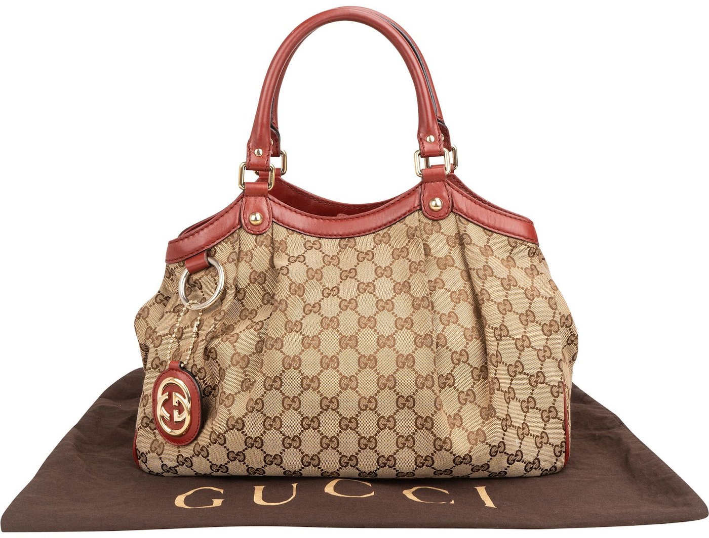 Gucci Monogram GG Canvas Sukey Handbag