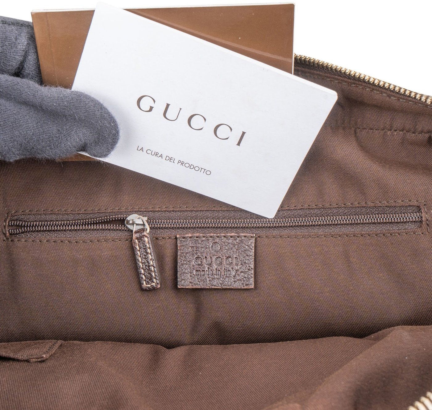 Gucci Monogram GG Canvas Princy Shoulder Bag