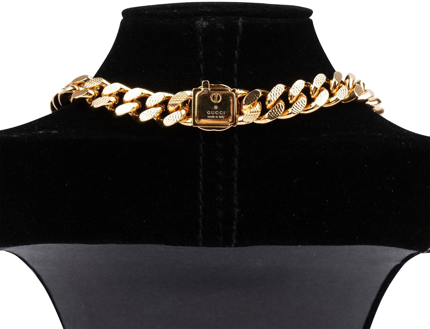 Gucci Golden Boule Interlocking G Gourmette Chain Necklace