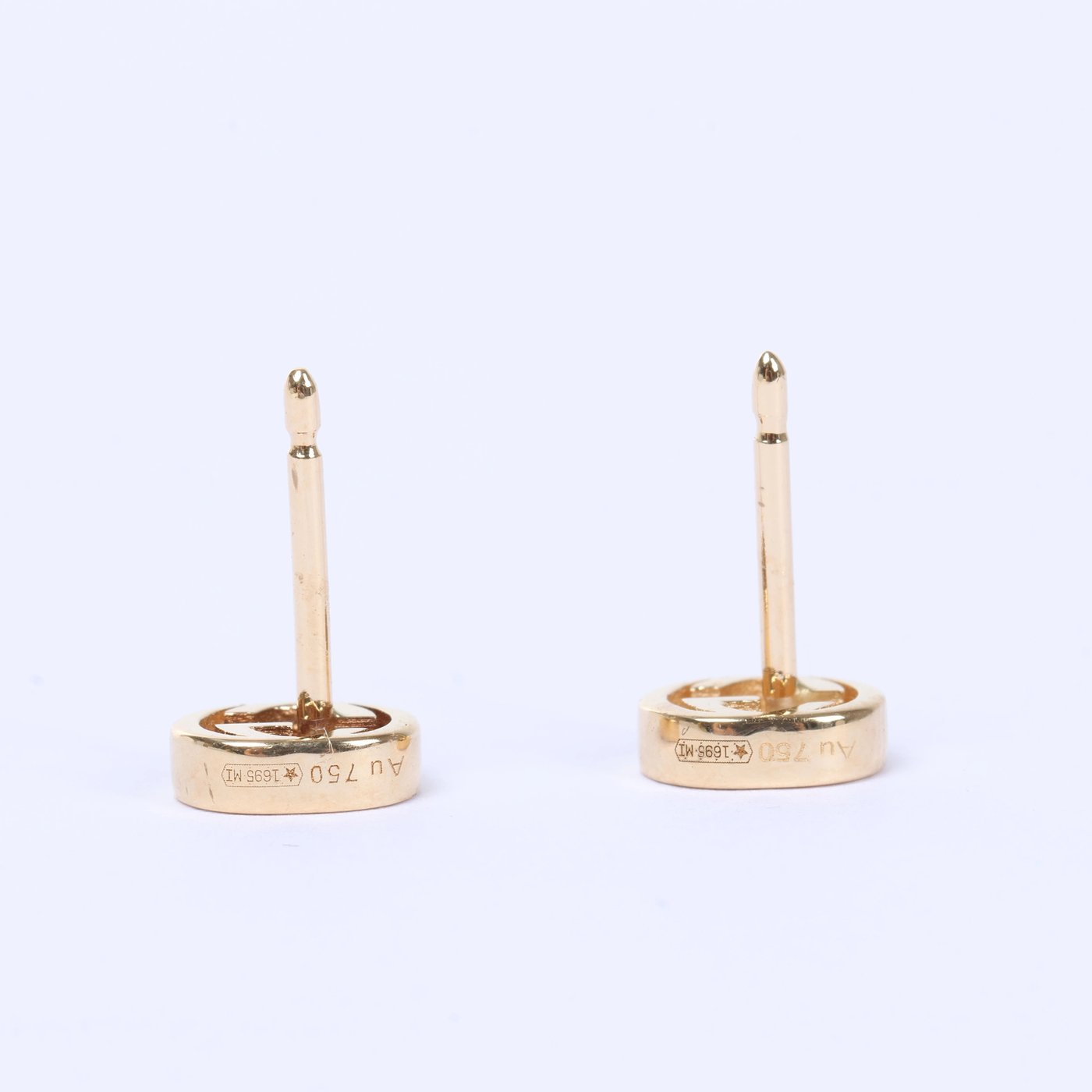 Gucci Interlocking G Earrings Jewelry 750(YG) 2.1g