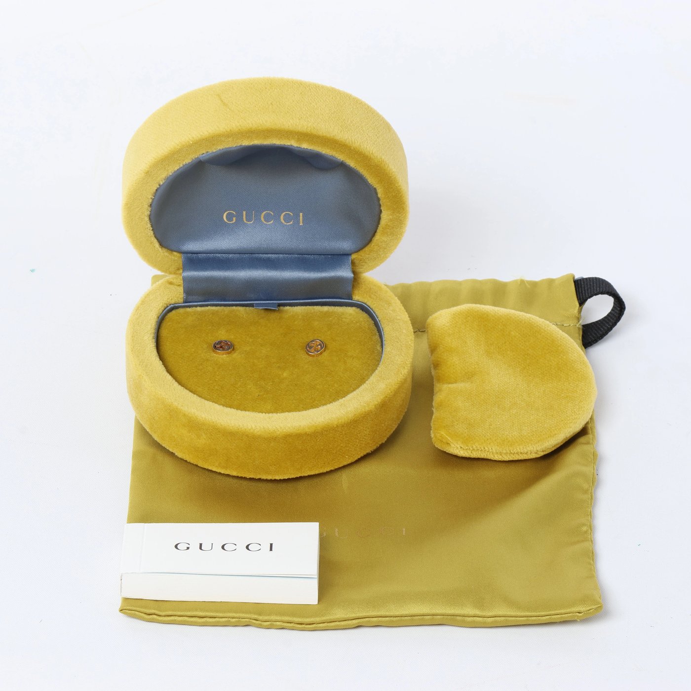 Gucci Interlocking G Earrings Jewelry 750(YG) 2.1g