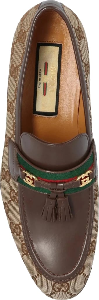 Gucci GG Men's Luxury Loafers Brown