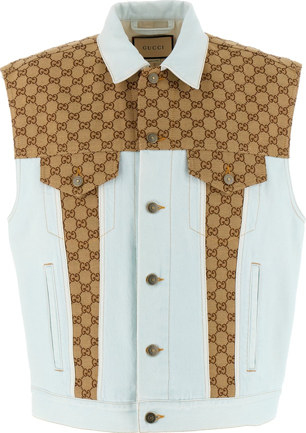 Gucci Denim sleeveless jacket