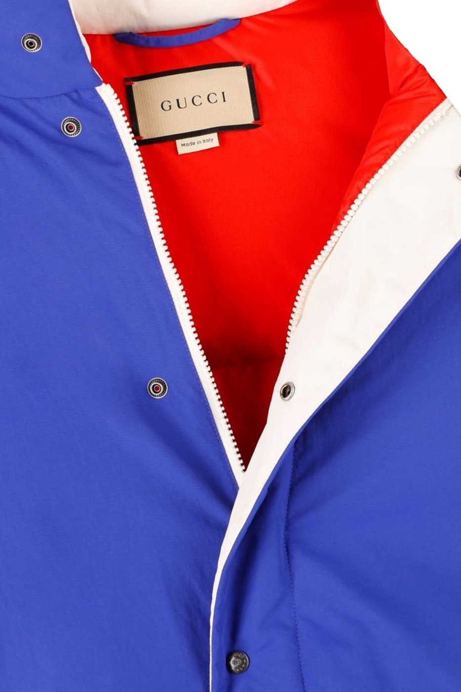 Gucci Nylon Down Jacket Men's Blue