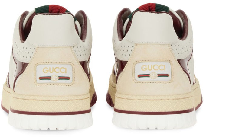 Low-Top White Calfskin Sneakers with Polished Finish
