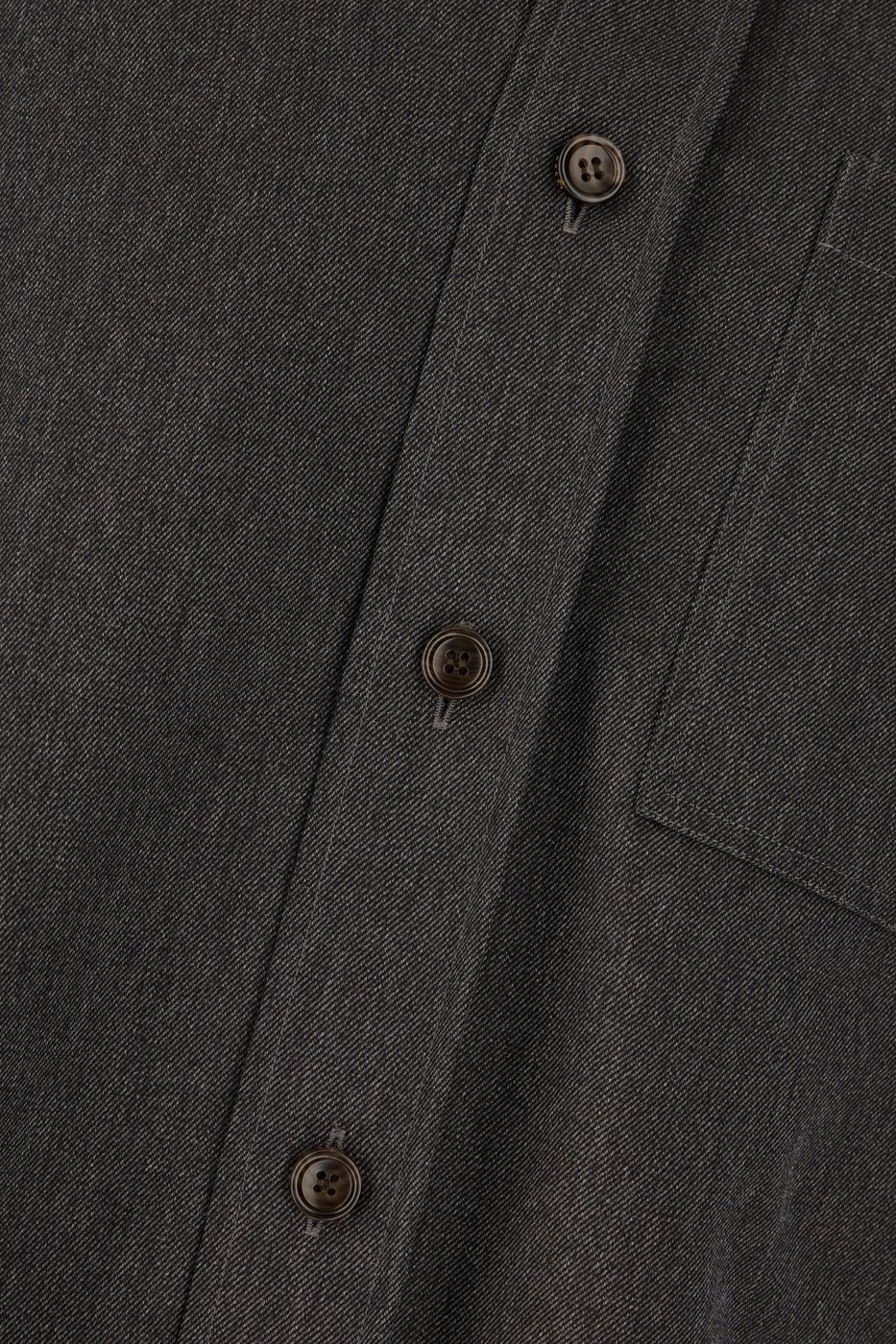 Gucci Dark grey wool shirt