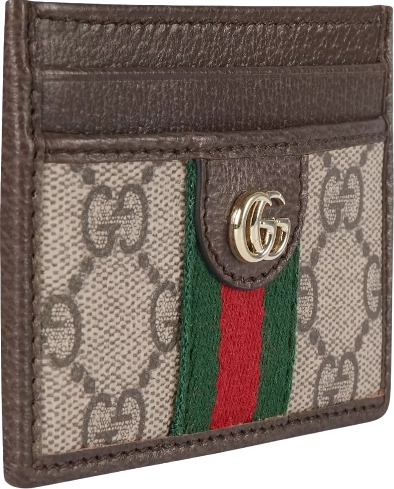 Slim Cardholder Wallet In Beige Monogram Canvas