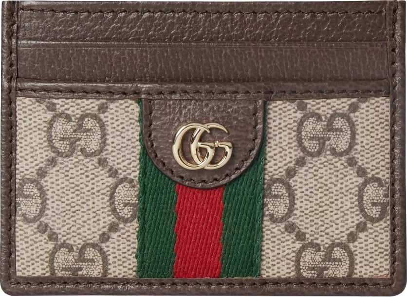 Slim Cardholder Wallet In Beige Monogram Canvas