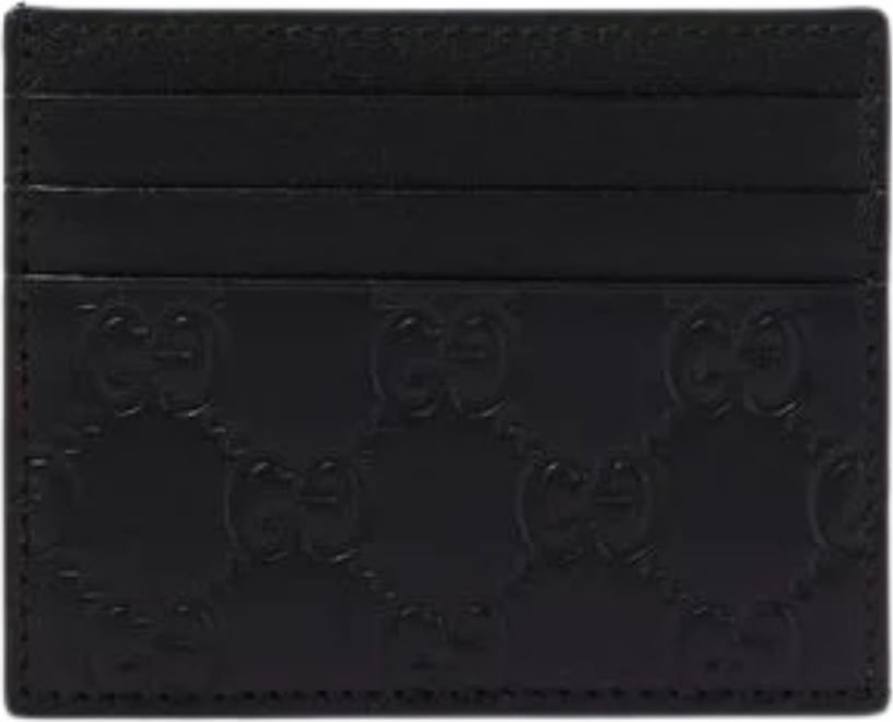 Gucci GG Emblem Card Case Black