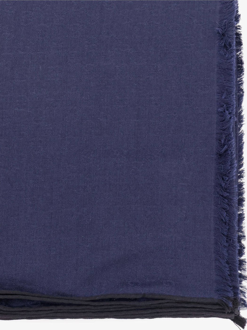 Blue Softly G Wool Silk Scarf