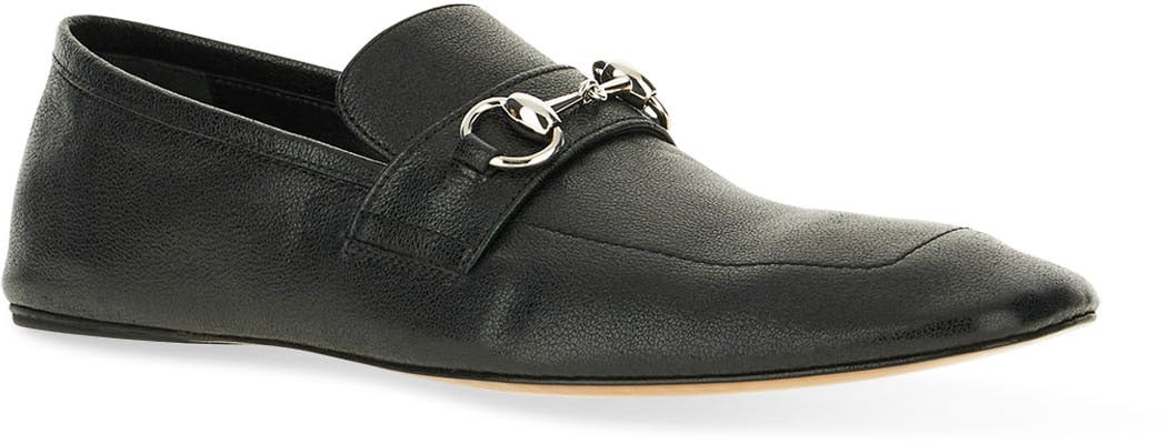 Gucci Black leather Ragazzo loafers