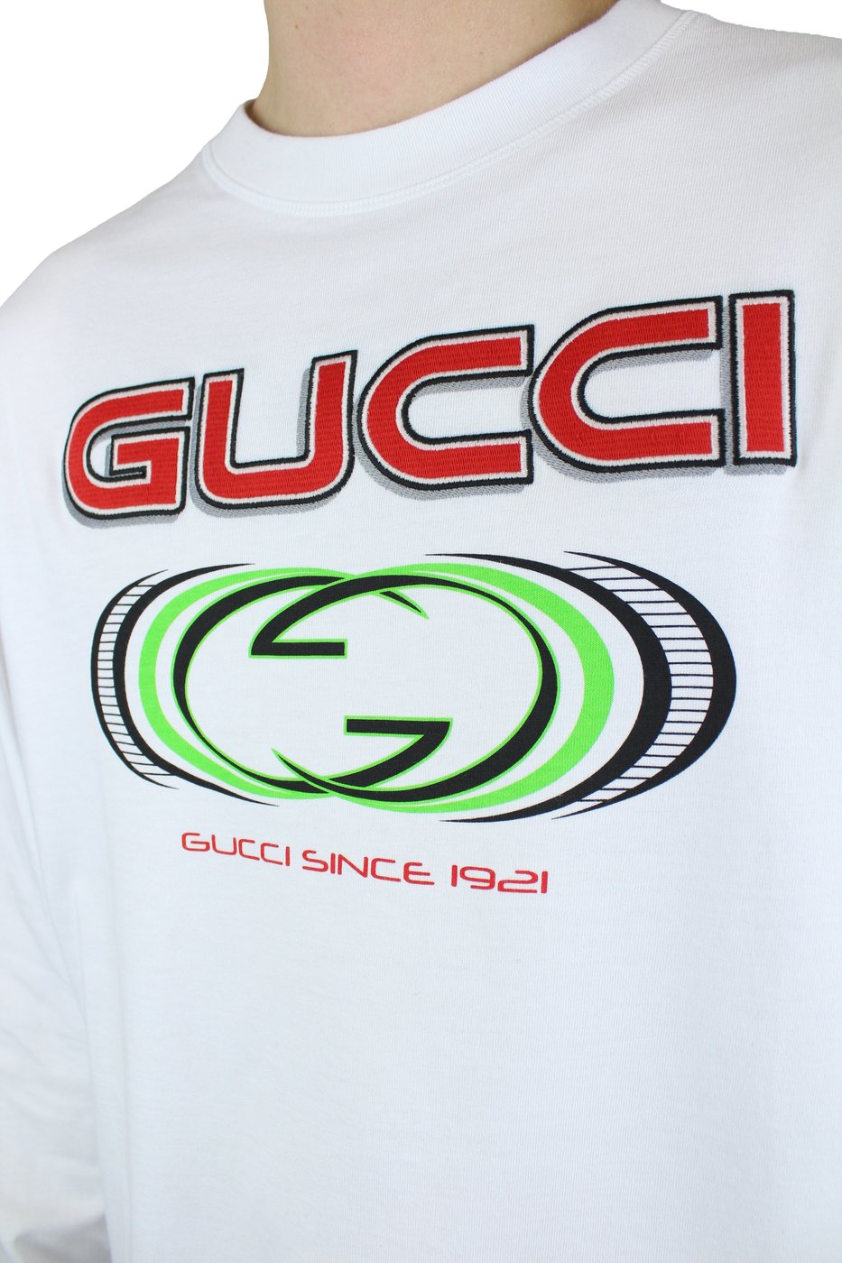 Gucci Jersey Longsleeve 'Wit'