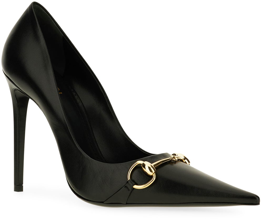 Gucci Black leather pumps