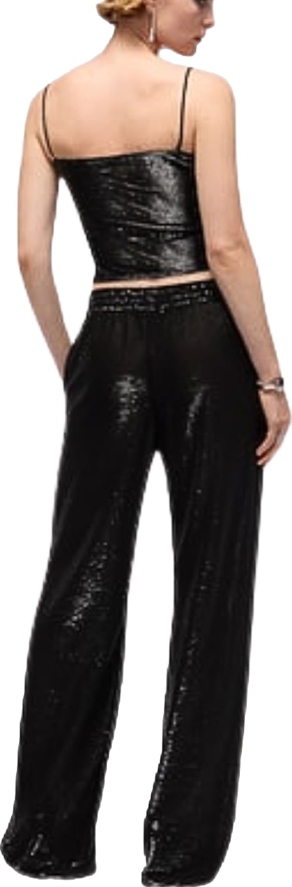Gucci Jersey top with iridescent effect Black