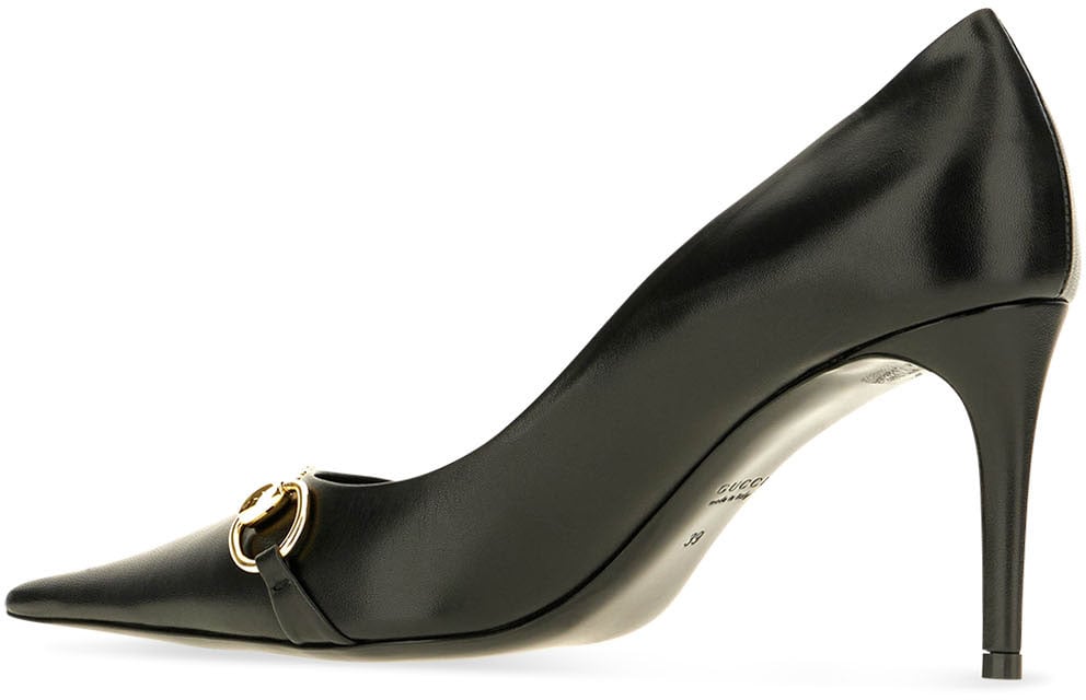 Gucci Black leather pumps