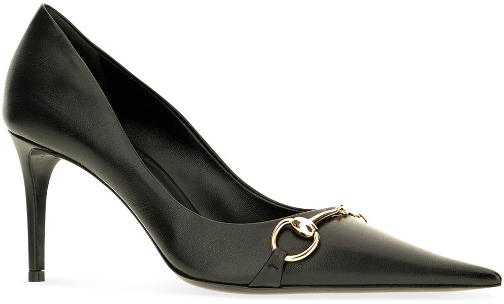 Gucci Black leather pumps