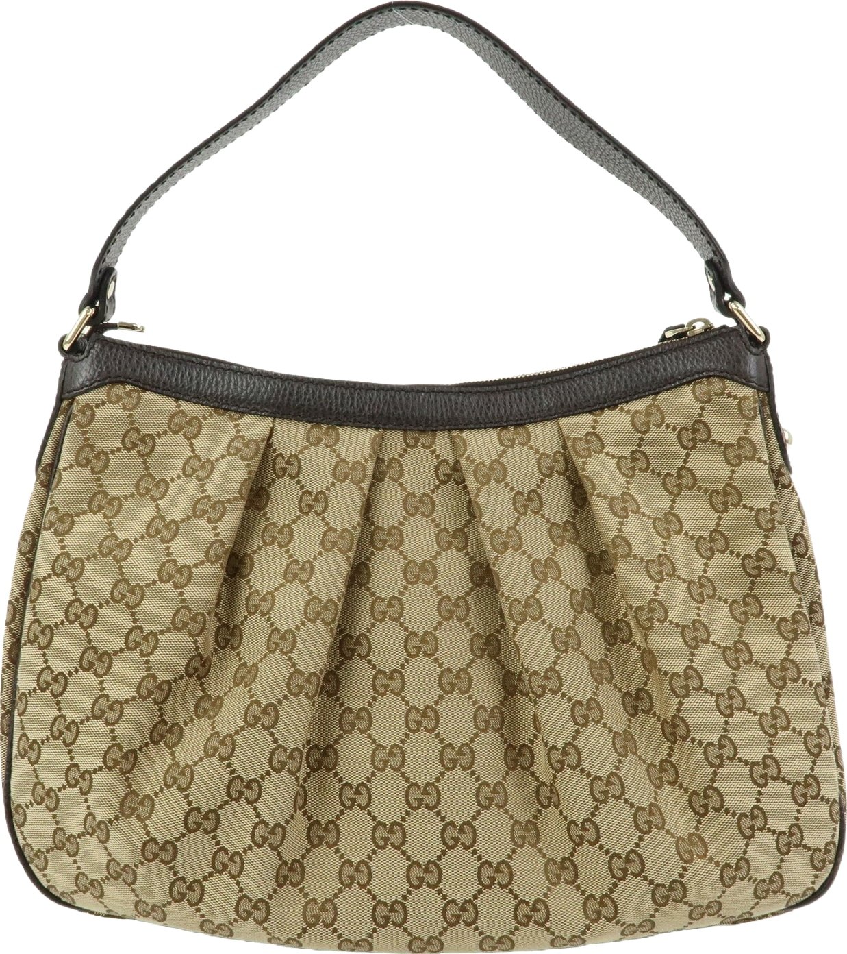 Gucci Sukey Hobo GG Canvas with Leather Medium