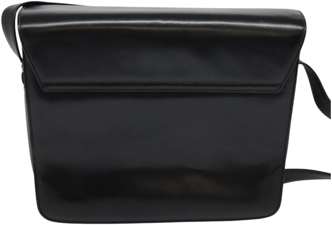 Gucci Vintage Flat Messenger Nylon and Leather