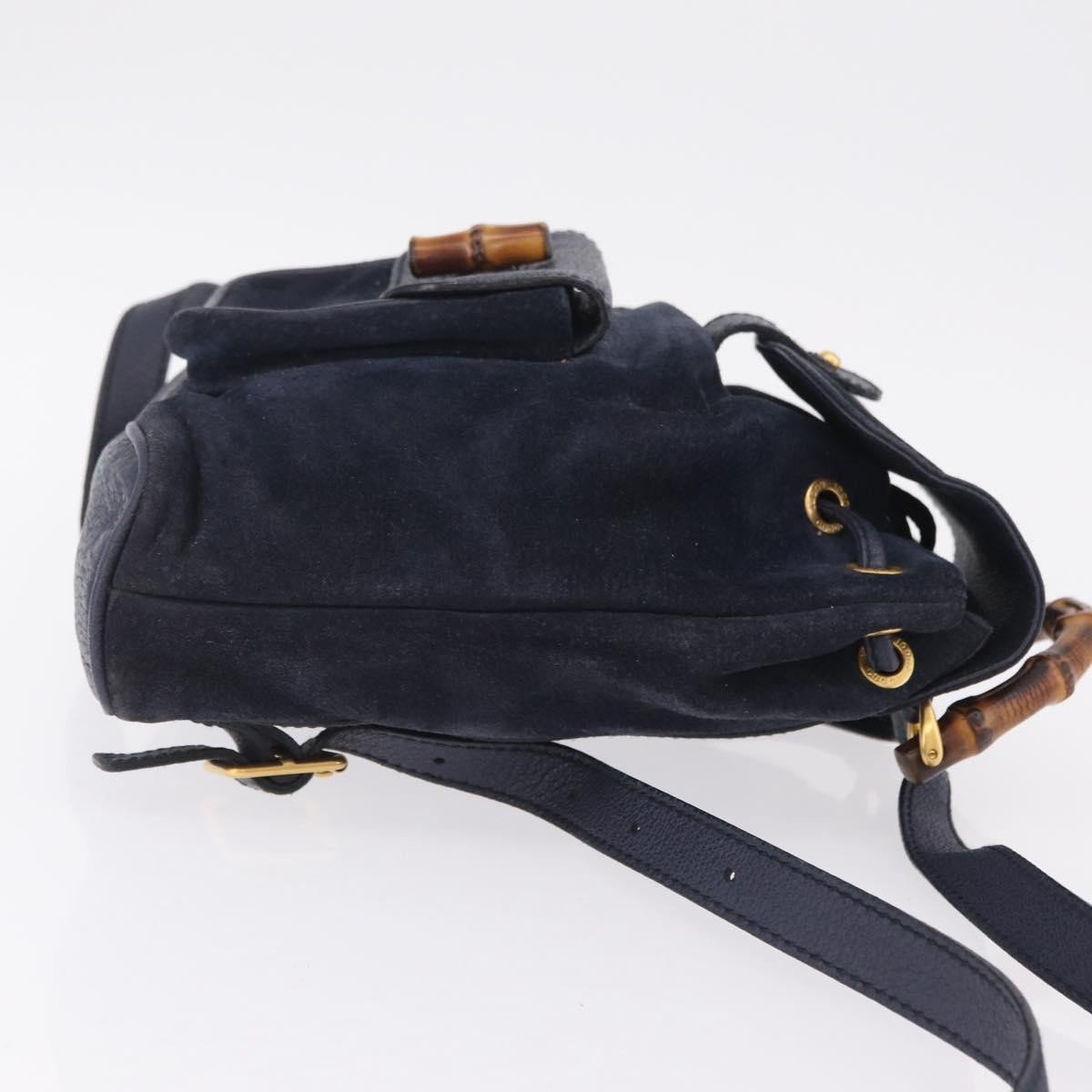 Gucci Vintage Bamboo Suede Small