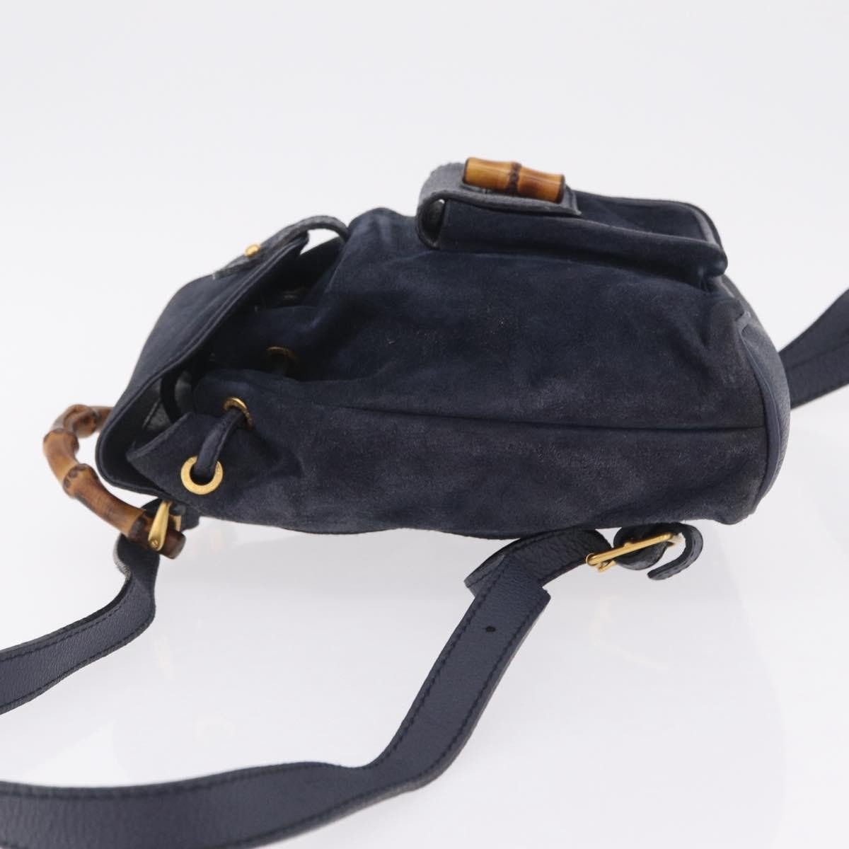 Gucci Vintage Bamboo Suede Small