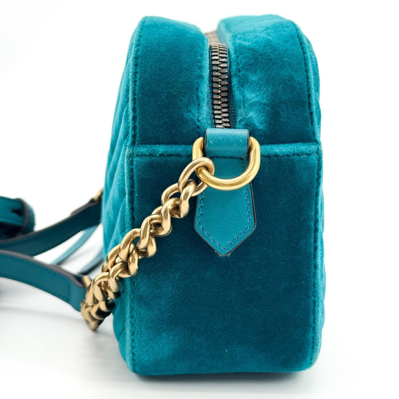 Gucci GG Marmont Matelasse Velvet Small