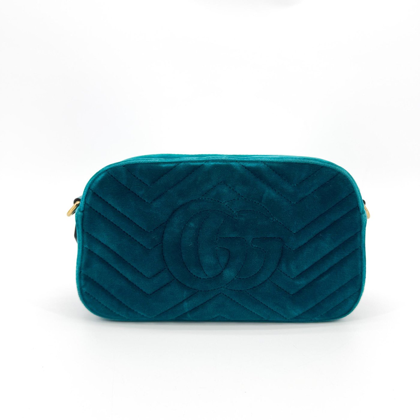 Gucci GG Marmont Matelasse Velvet Small