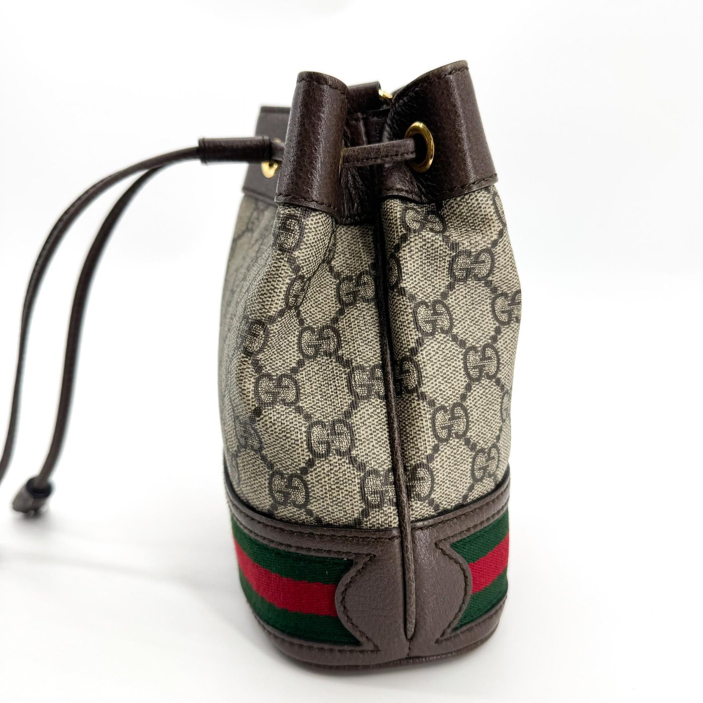 Gucci Ophidia Bucket GG Coated Canvas Mini