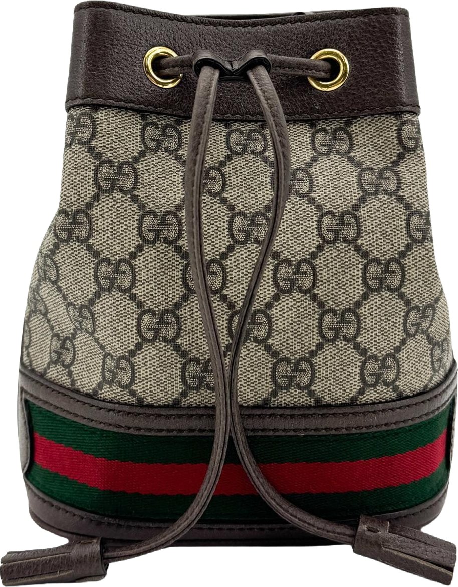 Gucci Ophidia Bucket GG Coated Canvas Mini