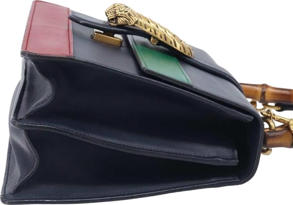 Gucci Dionysus Bamboo Top Handle Leather Large