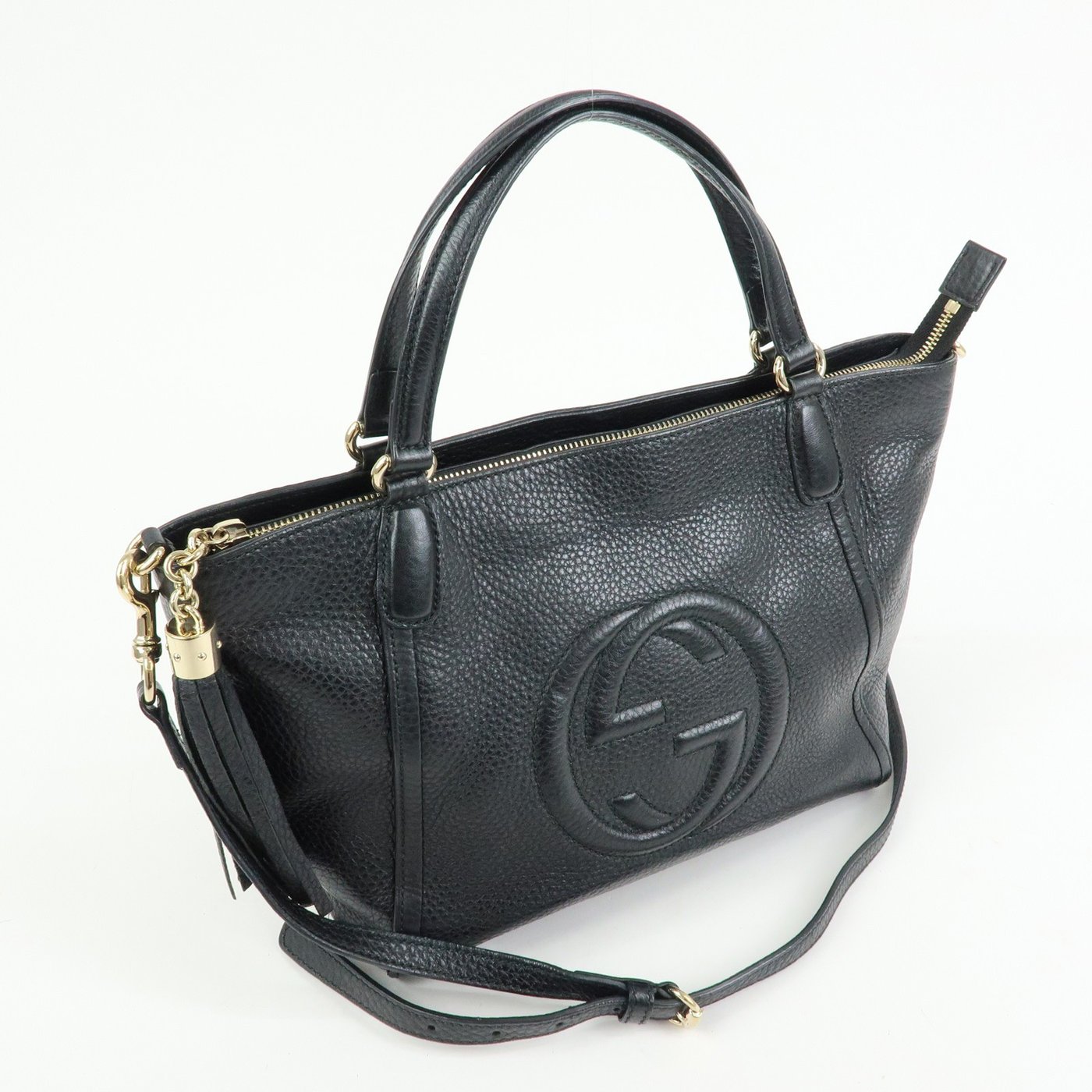 Gucci Soho Convertible Top Handle Leather Small