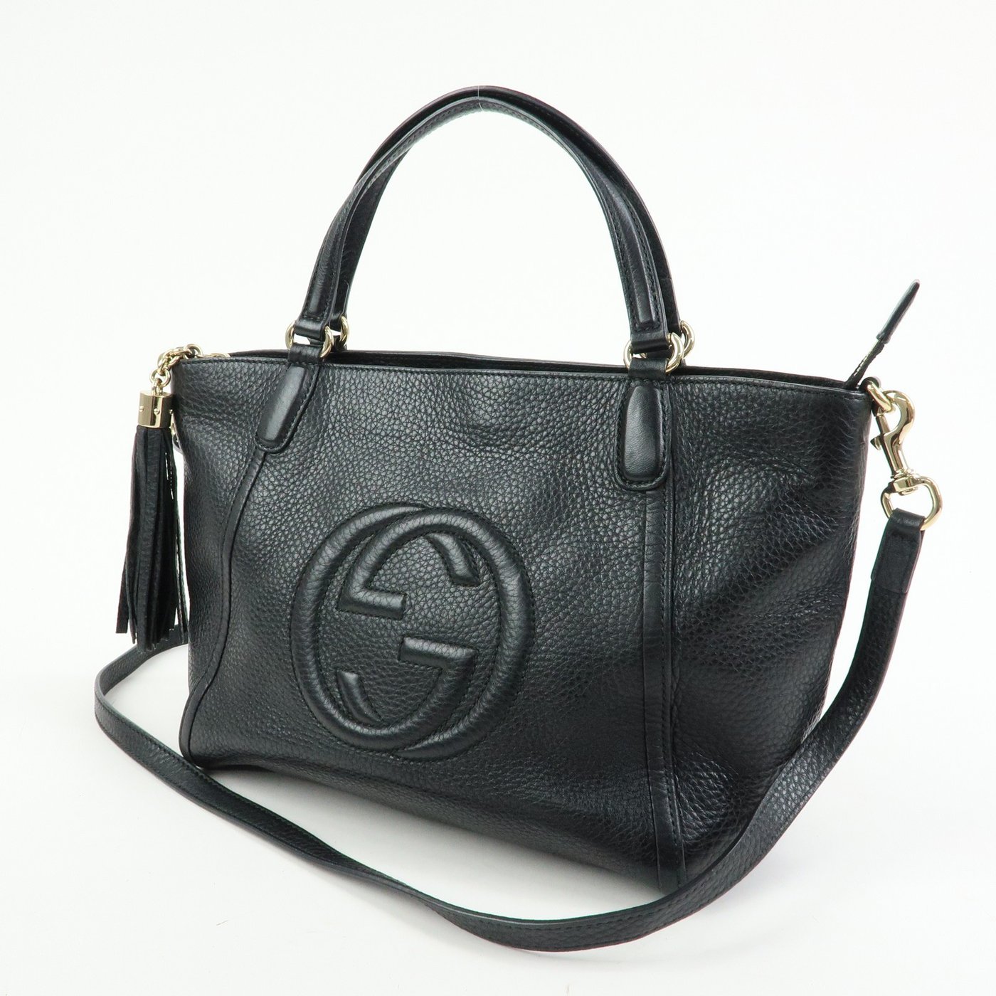 Gucci Soho Convertible Top Handle Leather Small