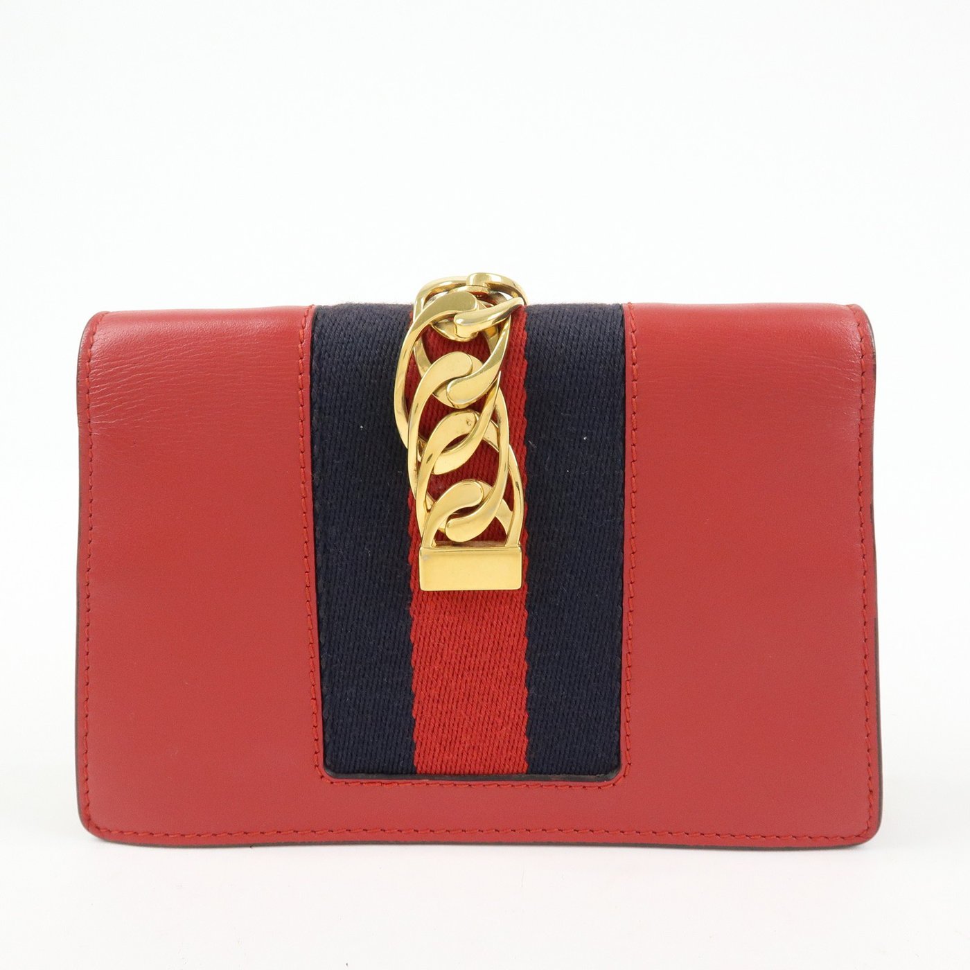 Gucci Sylvie Chain Leather Mini