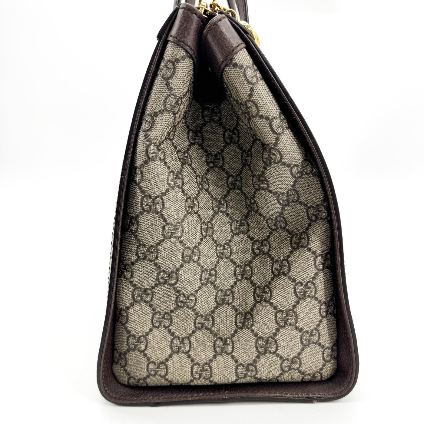 Gucci Ophidia Top Handle GG Coated Canvas Medium