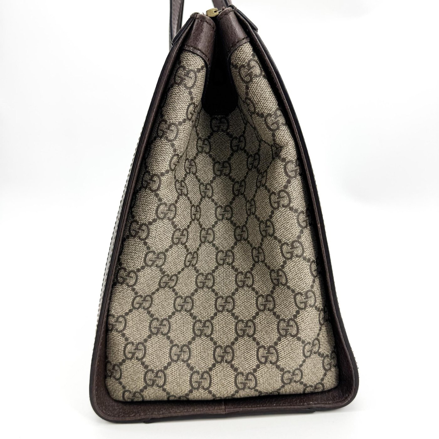 Gucci Ophidia Top Handle GG Coated Canvas Medium