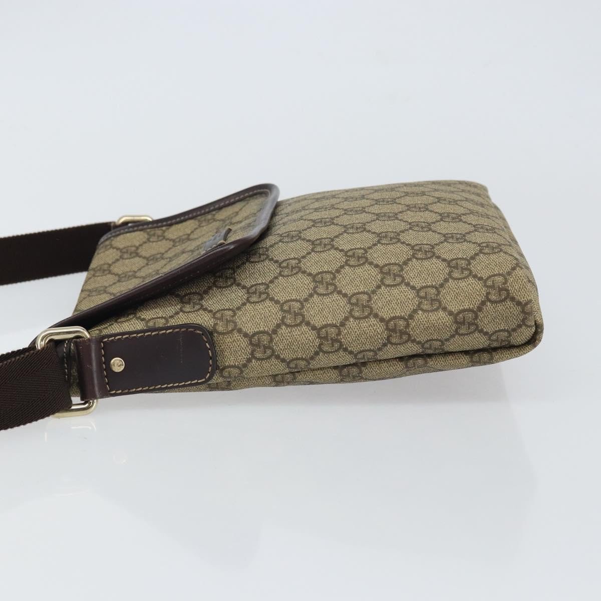 Gucci Flap Messenger GG Coated Canvas Small