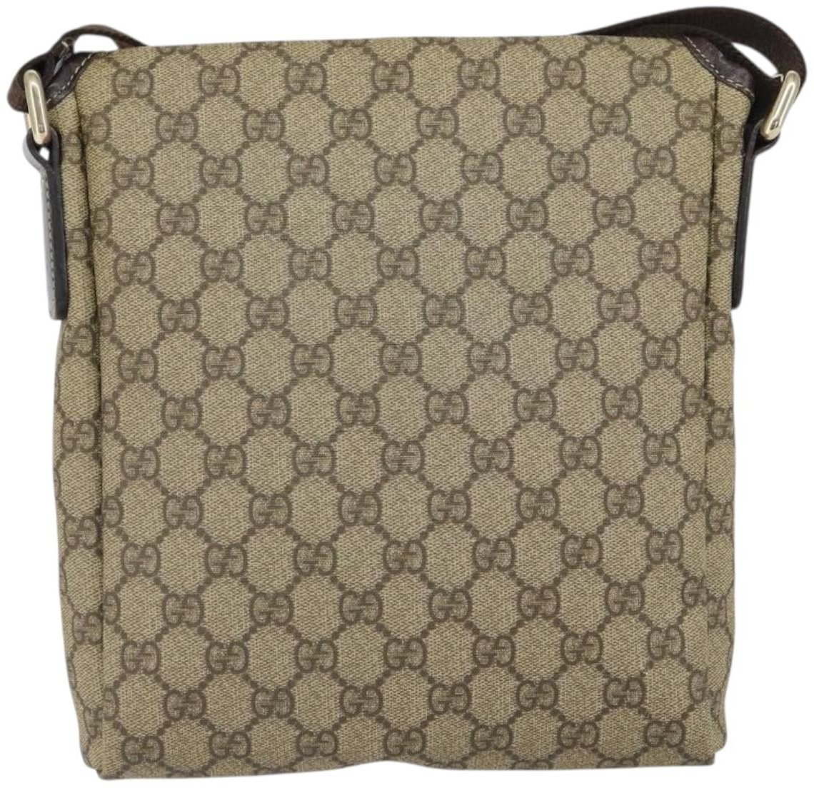 Gucci Flap Messenger GG Coated Canvas Small