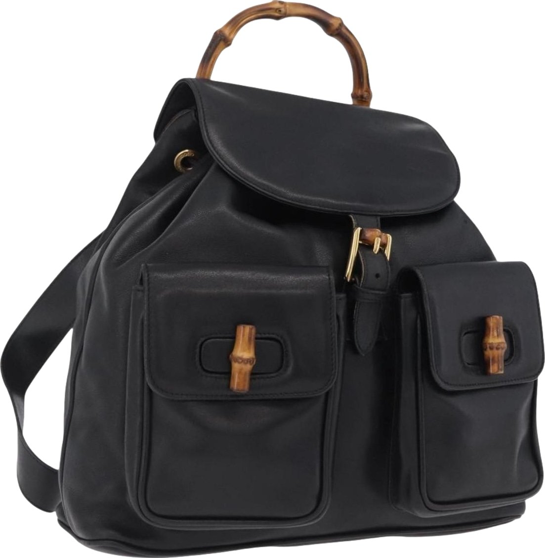 Gucci Vintage Bamboo Leather Medium