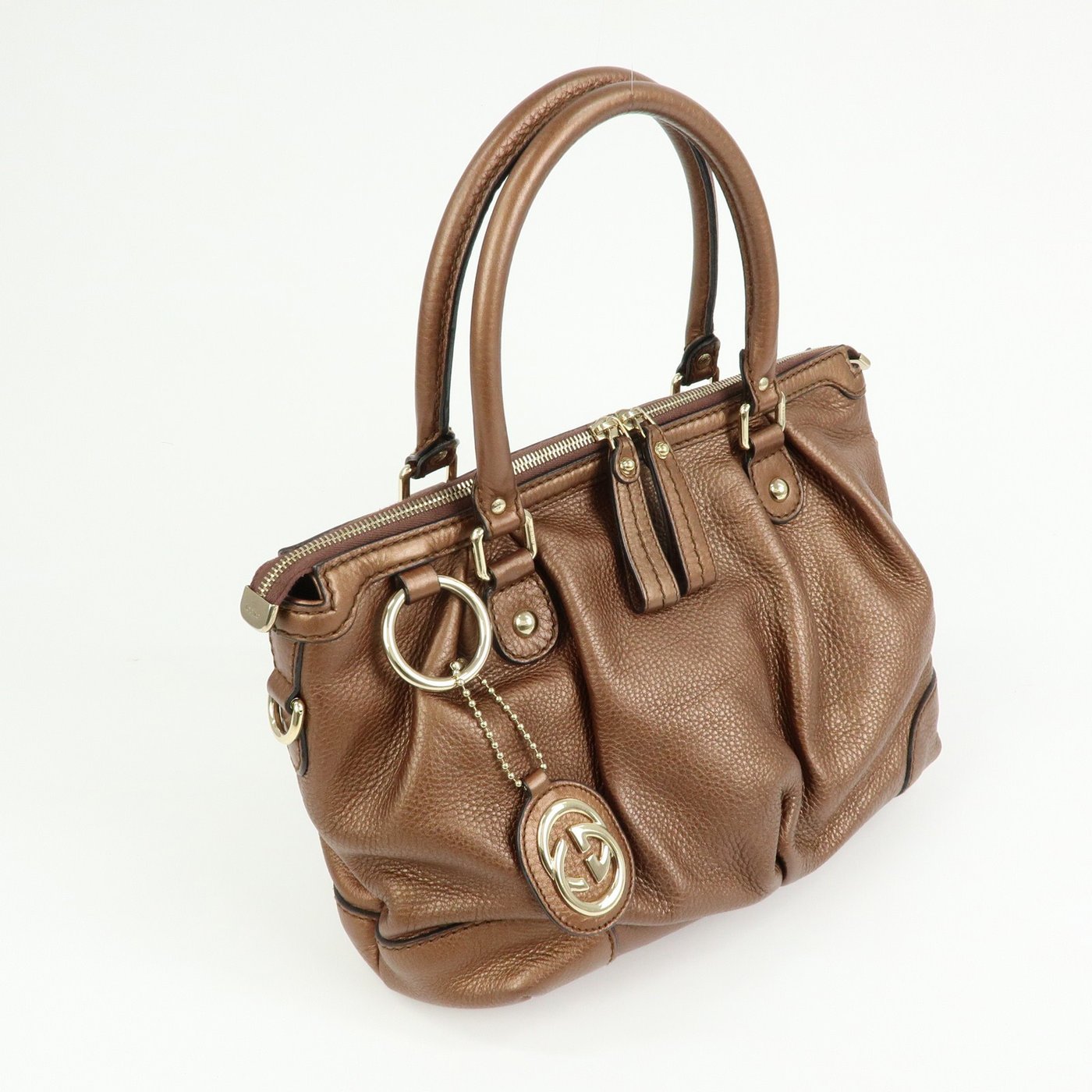 Gucci Sukey Top Handle Satchel Leather Medium