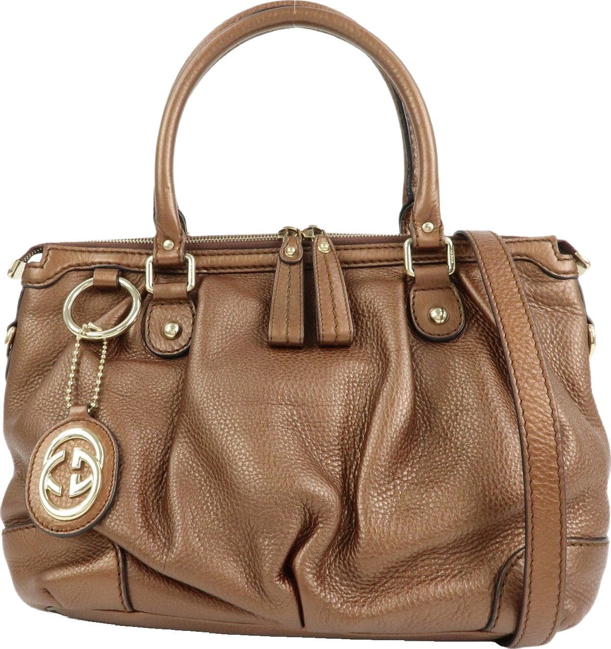 Gucci Sukey Top Handle Satchel Leather Medium