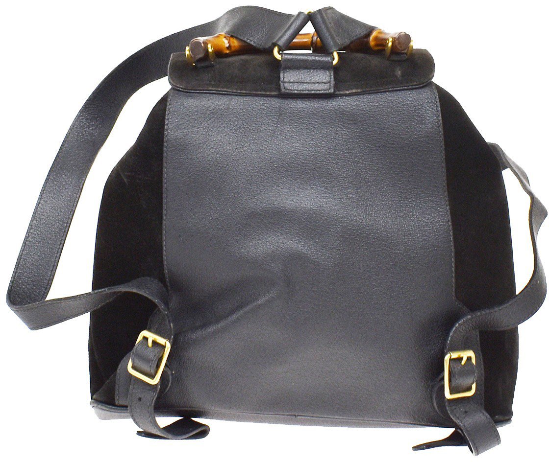 Gucci Vintage Bamboo Suede Medium